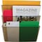 Storex Wall File, Stackable, Letter, 4"W x 16"L x 7"H, 3/PK, Smoke 3PK STX70246U06C - alternate 4